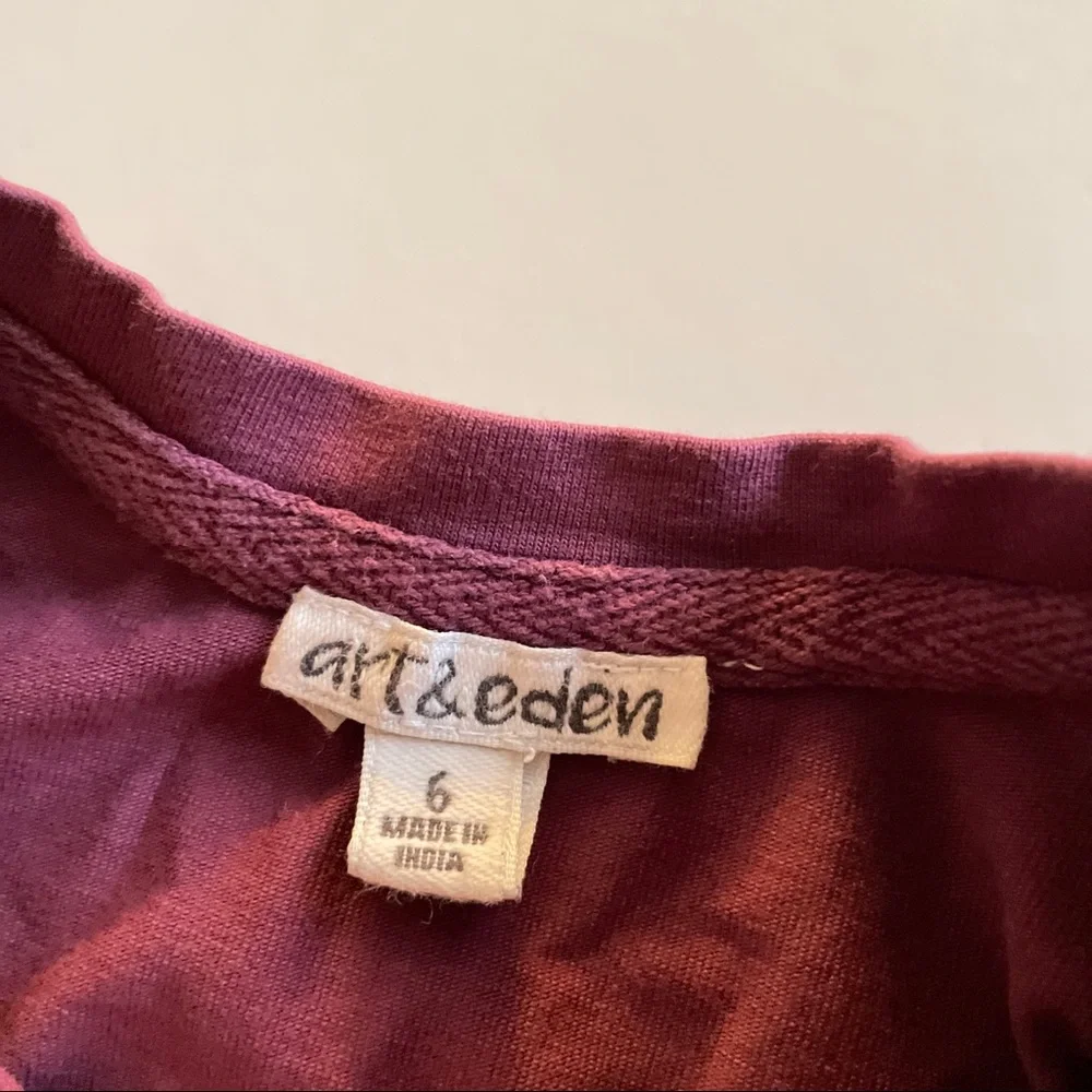 Art & Eden lace up tee
